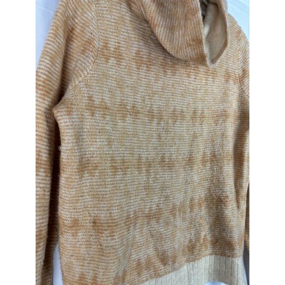 Aventura Clothing Paragon Funnel Cowl‎ Neck Sweater - Size Medium - Egret Color - Picture 9 of 10